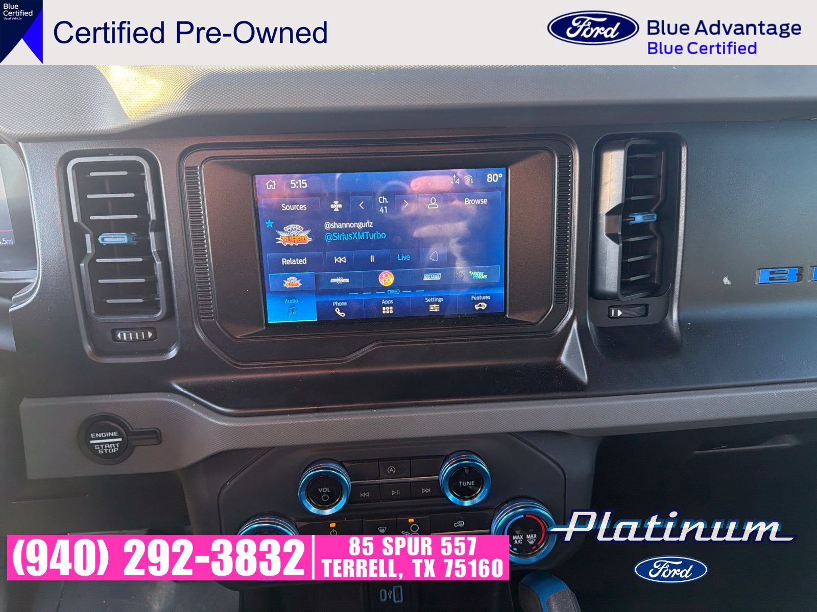 Used 2022 Ford Bronco Black Diamond w/ Sasquatch Package AWD/4WD image 15