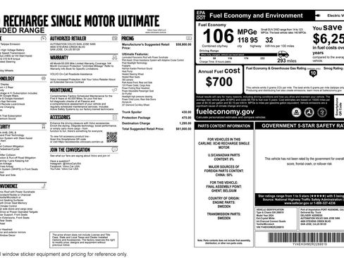Used 2024 Volvo XC40 Recharge Ultimate image 3