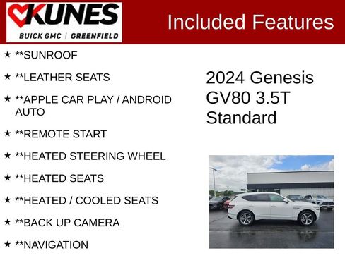 Used 2024 Genesis GV80 3.5T AWD/4WD image 2