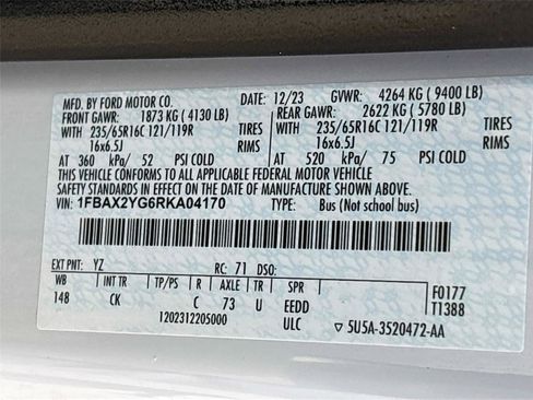 Used 2024 Ford Transit 350 XLT image 31