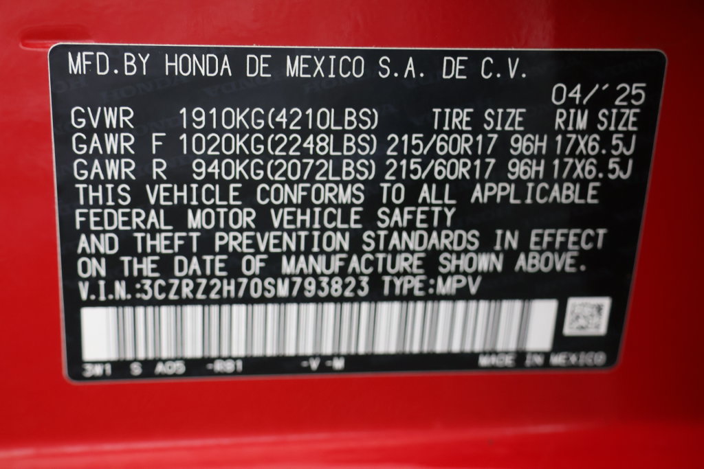 Used 2025 Honda HR-V EX-L image 29