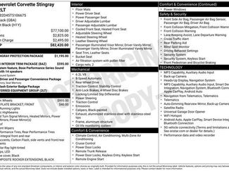 Used 2026 Chevrolet Corvette Stingray Preferred Cpe 360° Tour