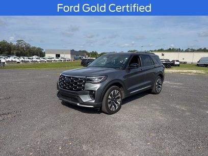 Certified 2025 Ford Explorer Platinum w/ LUX Leather Package