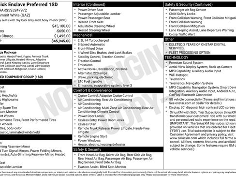 Used 2025 Buick Enclave Preferred FWD image 48