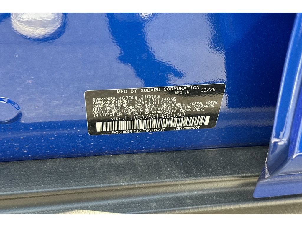 New 2026 Subaru WRX tS w/ WRX Electronics Package AWD/4WD image 25