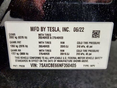 Used 2022 Tesla Model X Plaid image 24