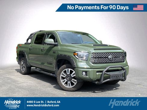 Used 2021 Toyota Tundra SR5 w/ TRD Sport Plus Package AWD/4WD image 1