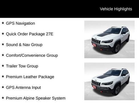 Used 2022 Jeep Cherokee Trailhawk w/ Sound & Nav Group AWD/4WD image 8