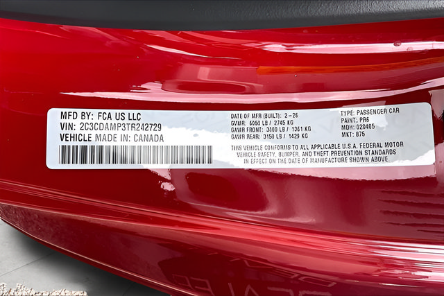 New 2026 Dodge Charger Scat Pack w/ Blacktop Package AWD/4WD image 12