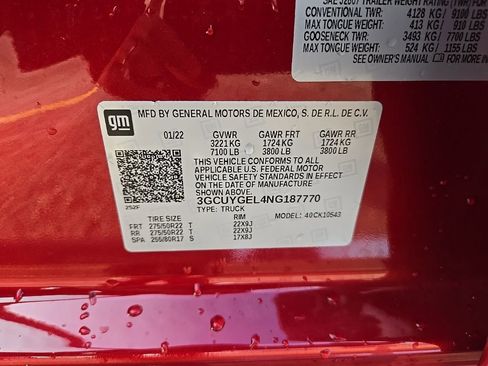 Used 2022 Chevrolet Silverado 1500 LTZ w/ LTZ Convenience Package II image 31