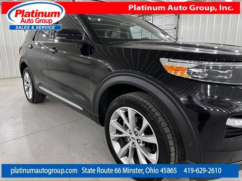 Used 2021 Ford Explorer Platinum w/ Equipment Group 601A AWD/4WD image 72