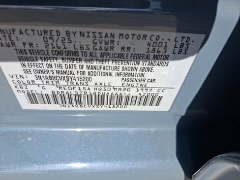 Used 2025 Nissan Sentra SV w/ All-Weather Package FWD image 30