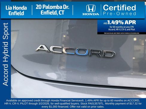 Certified 2023 Honda Accord Sport image 24
