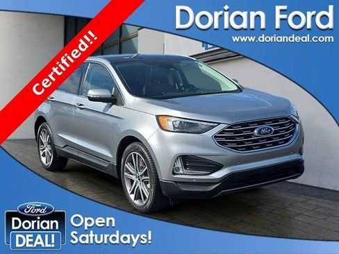 Certified 2023 Ford Edge Titanium w/ Class II Trailer Tow Package AWD/4WD image 1