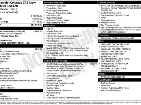 Certified 2021 Chevrolet Colorado ZR2 w/ Colorado ZR2 Bison Edition image 4