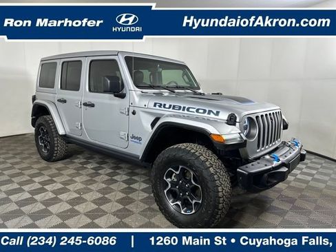 Used 2022 Jeep Wrangler Unlimited Rubicon 4xe w/ Steel Bumper Group image 1