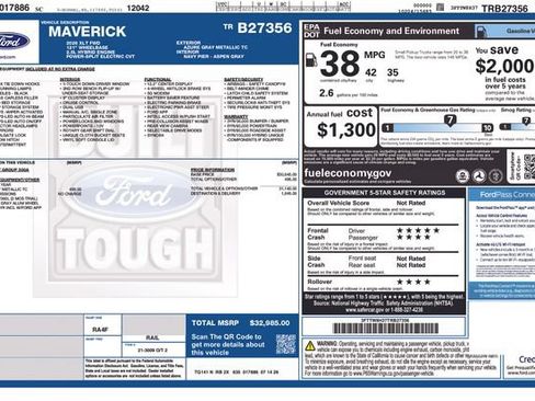 New 2026 Ford Maverick XLT FWD image 2