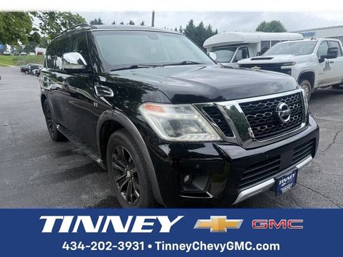 Used 2017 Nissan Armada Platinum w/ Captain Seat Package AWD/4WD image 1