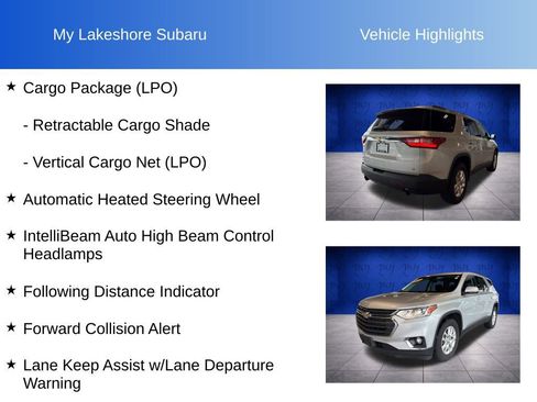 Used 2020 Chevrolet Traverse LT w/ Driver Confidence II Package image 12