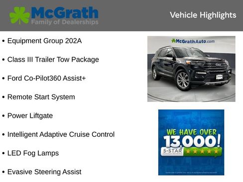 Used 2020 Ford Explorer XLT w/ Equipment Group 202A AWD/4WD image 6
