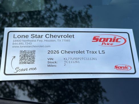 New 2026 Chevrolet Trax LS w/ LS Convenience Package FWD image 32