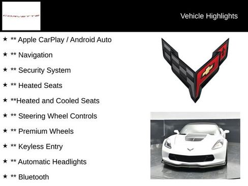 Used 2019 Chevrolet Corvette Z06 RWD image 2