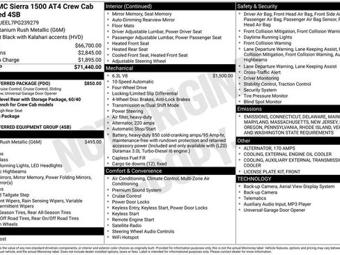 Used 2023 GMC Sierra 1500 AT4 w/ AT4 Preferred Package image 15