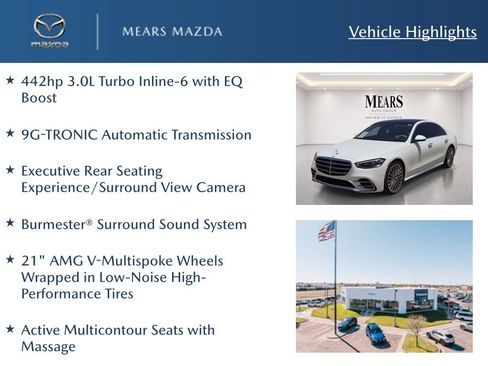 Used 2023 Mercedes-Benz S 500 4MATIC image 2