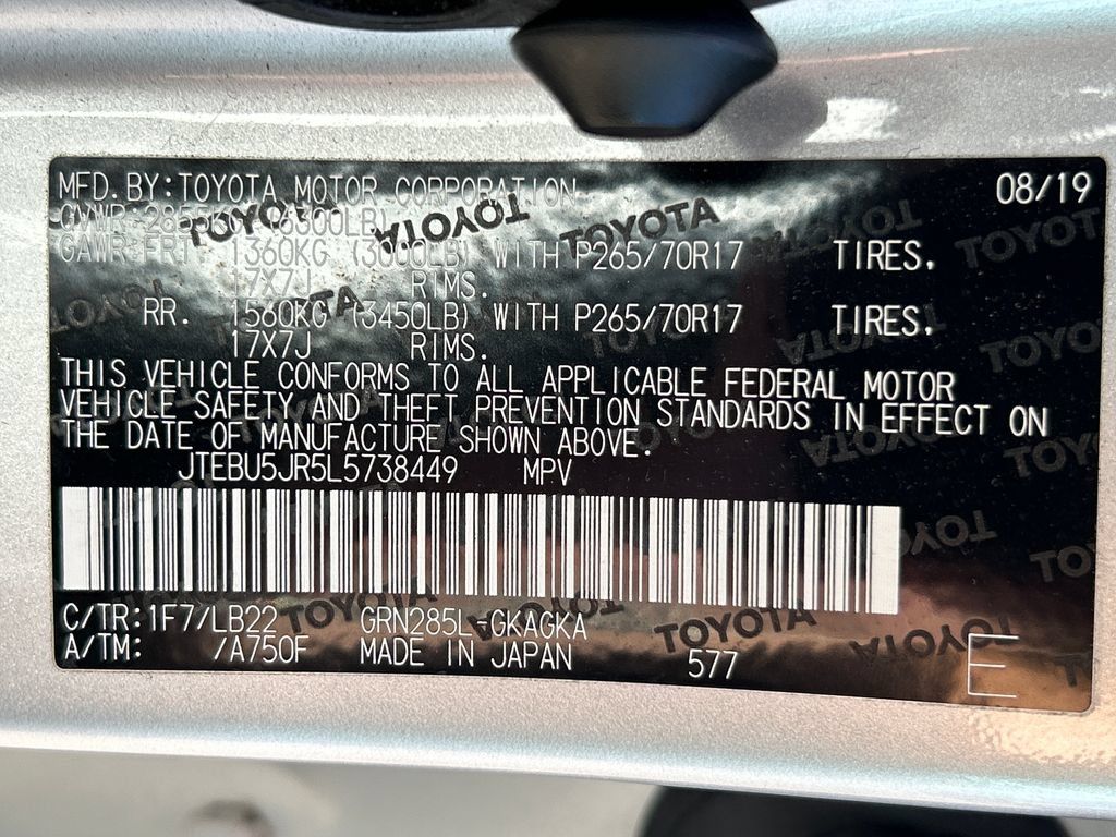 Used 2020 Toyota 4Runner SR5 Premium AWD/4WD image 33
