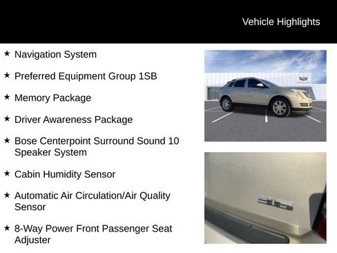 Used 2015 Cadillac SRX Luxury w/ Driver Awareness Package FWD image 10