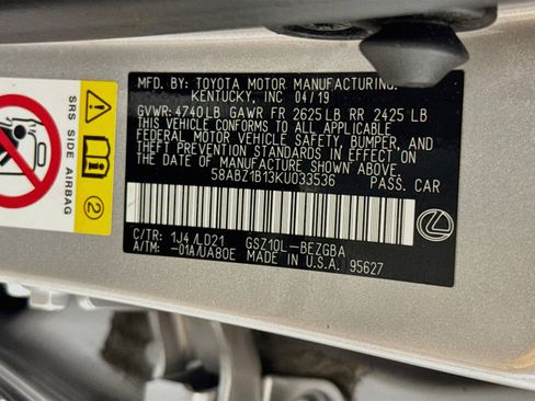 Used 2019 Lexus ES 350 w/ Premium Package FWD image 72