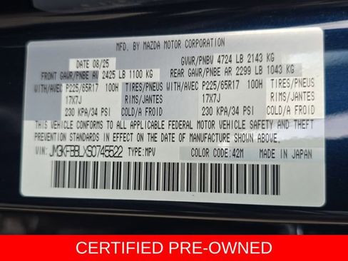 Certified 2025 MAZDA CX-5 AWD 2.5 S w/ Select Package image 35