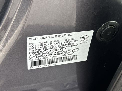 Used 2019 Acura MDX SH-AWD w/ Technology Package image 22