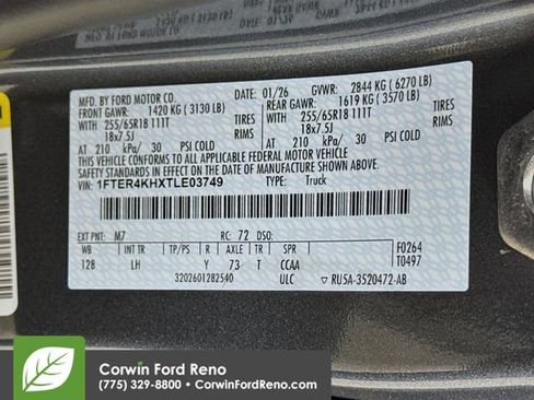 New 2026 Ford Ranger Lariat AWD/4WD image 34