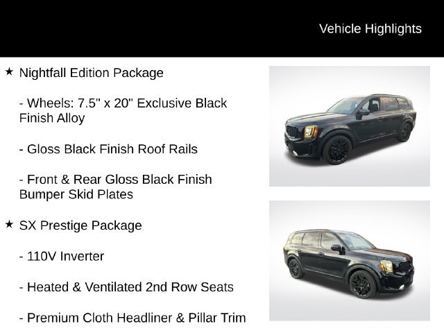 Used 2021 Kia Telluride SX w/ SX Prestige Package AWD/4WD image 14