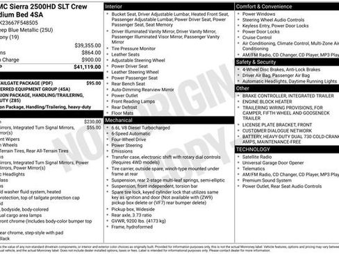 Used 2007 GMC Sierra 2500 SLT w/ EZ-Lift Tailgate Package image 3