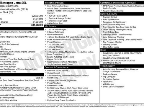 Used 2024 Volkswagen Jetta SEL image 13