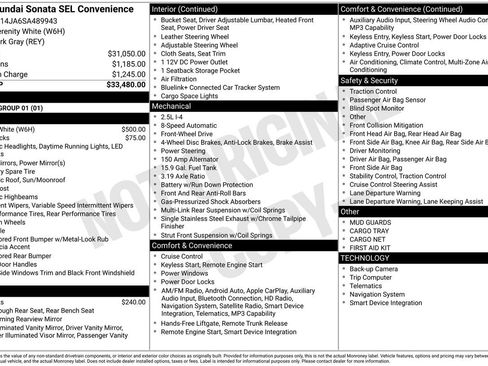 New 2025 Hyundai Sonata SEL image 7