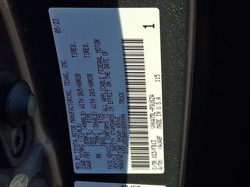 Used 2023 Toyota Tundra SR5 w/ SR5 Convenience Package AWD/4WD image 26