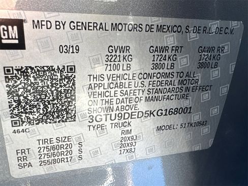 Used 2019 GMC Sierra 1500 SLT w/ SLT Premium Plus Package image 34