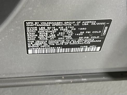 Used 2022 Volkswagen Atlas SE AWD/4WD image 31