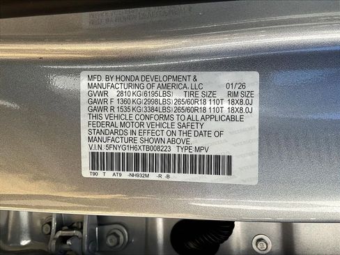 New 2026 Honda Pilot TrailSport image 17