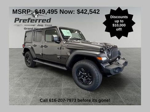 New 2026 Jeep Wrangler Unlimited Sport AWD/4WD image 1