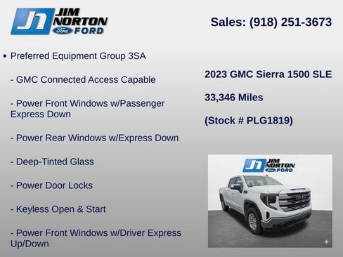 Used 2023 GMC Sierra 1500 SLE AWD/4WD image 8