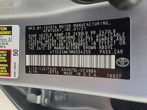 Used 2021 Toyota Camry LE FWD image 40