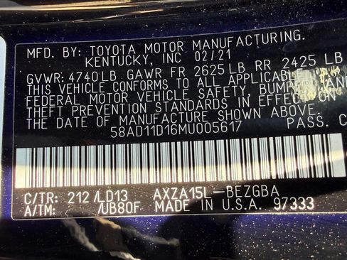 Used 2021 Lexus ES 250 w/ Premium Package AWD/4WD image 24