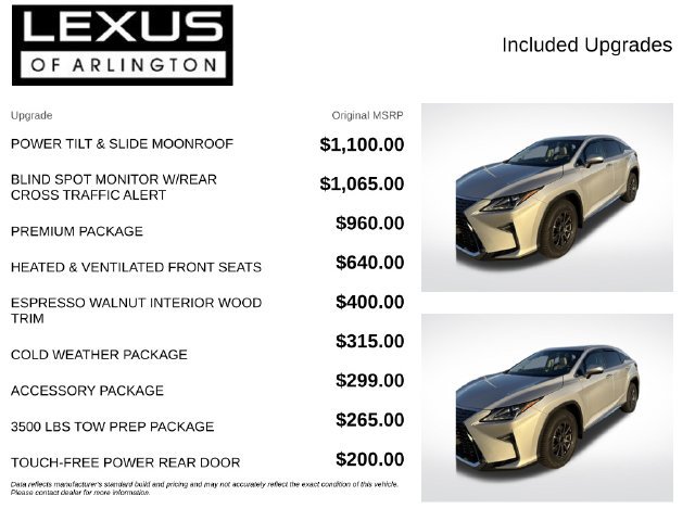 Used 2017 Lexus RX 350 AWD w/ Premium Package image 4