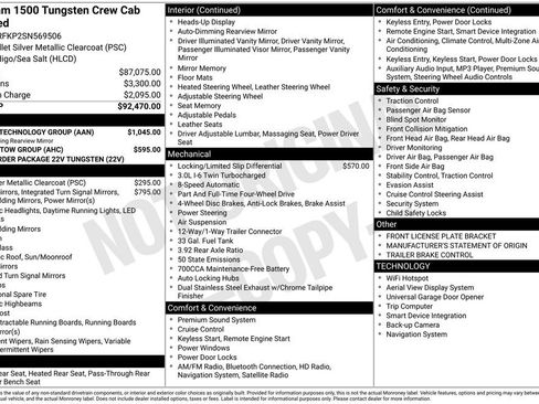 New 2025 RAM 1500 Tungsten AWD/4WD image 9