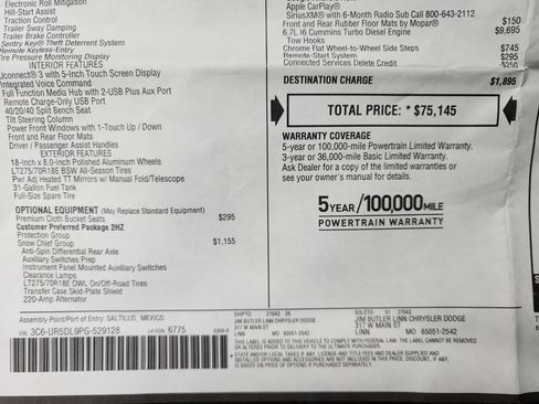 Used 2023 RAM 2500 Big Horn w/ Level 1 Equipment Group image 45