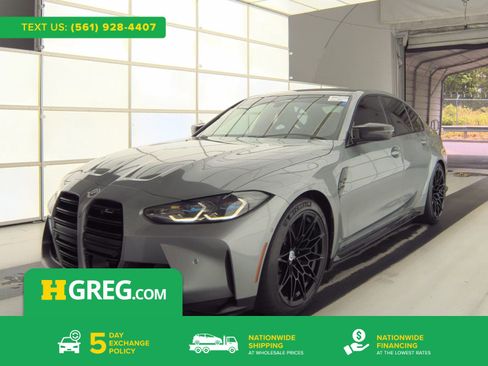 Used 2023 BMW M3 Competition w/ M Carbon Exterior Package AWD/4WD image 1